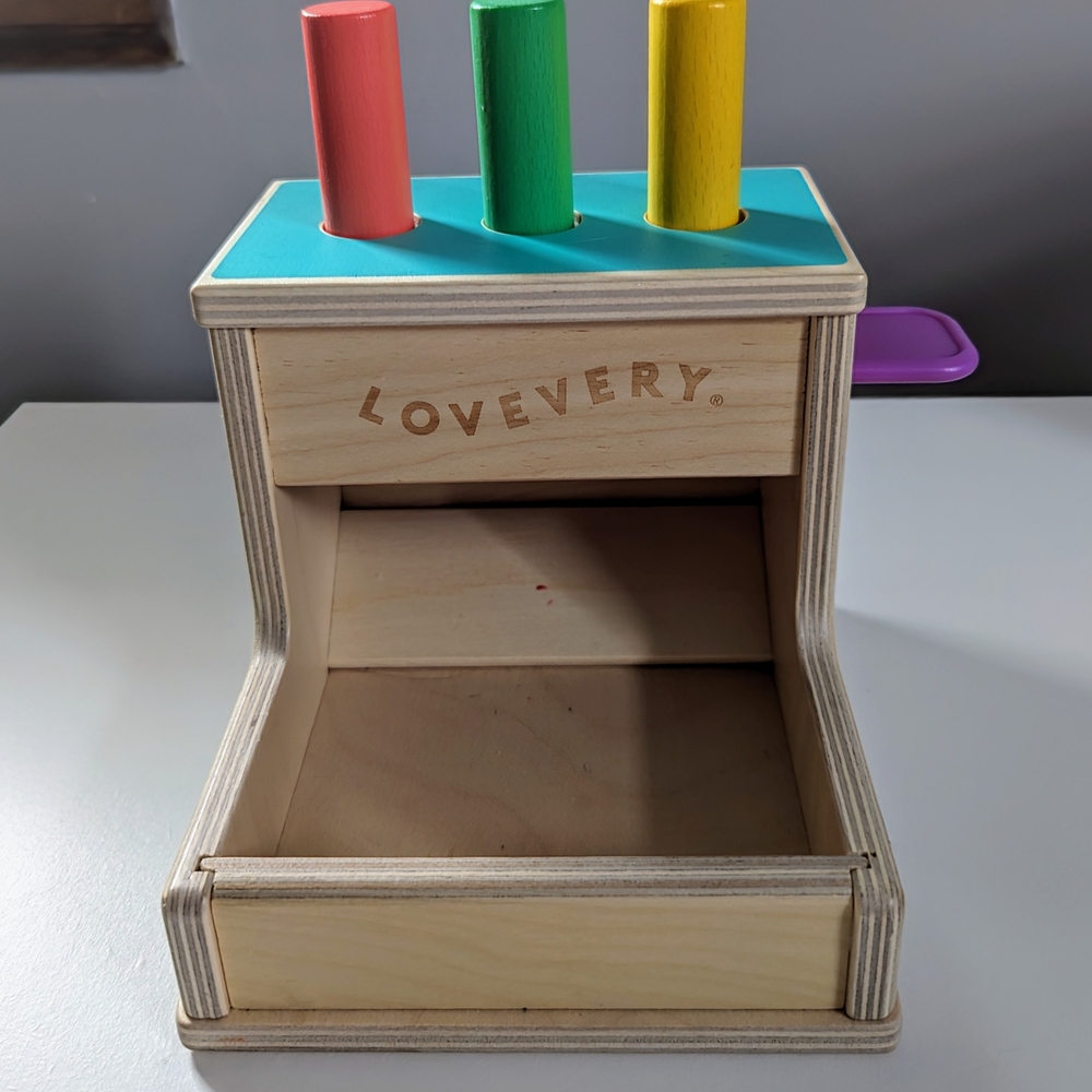 Lovevery Wooden Peg Drop Toy